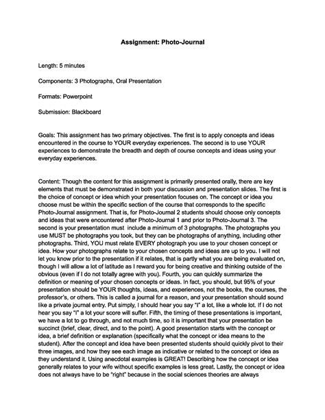 Image result for Journal Assignment Sample