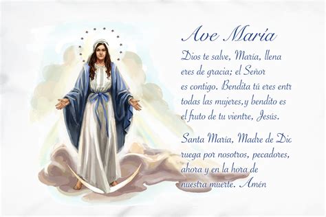 Ave María - Haily Mary in Spanish | Prayer Pillowcase – Prayer Pillowcases