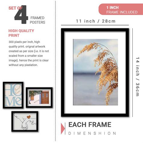 Minimal Art Wall Decor Framed Paintings for Bedroom Living Room - Kotart