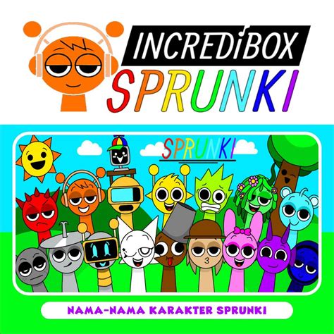 INCREDIBOX Sprunki BOOK - Sprunki Character Names - Children's ...