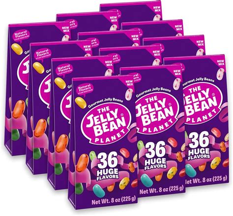 Amazon.com : The Jelly Bean Planet, Gourmet Jelly Beans Gift 12 Pack ...
