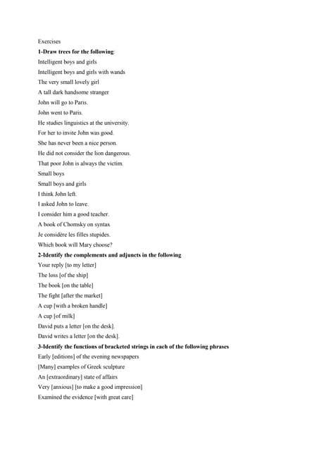 Image result for Syntax Exercises