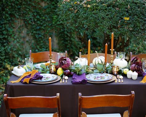 Cozy Thanksgiving Table with Copper - Southern Discourse