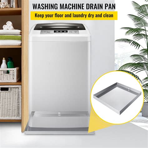 32”x32” Washing Machine Pan 304 Stainless Steel Spill Washer Machine ...