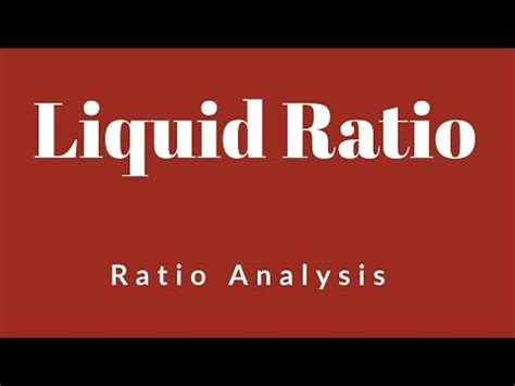 Image result for Liquid Ratio Formula