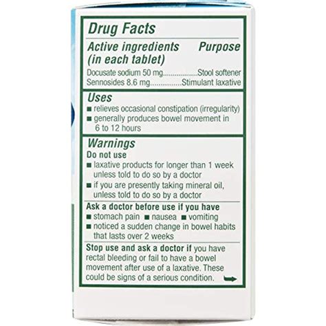 Colace 2-IN-1 Stool Softener & Stimulant Laxative Tablets