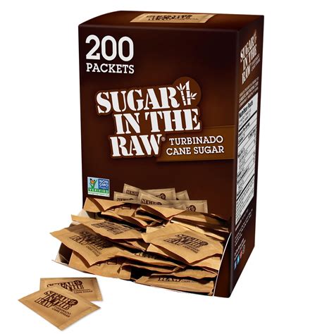 Sugar In The Raw Turbinado Cane Sugar Packets 200 Ct | Desertcart INDIA