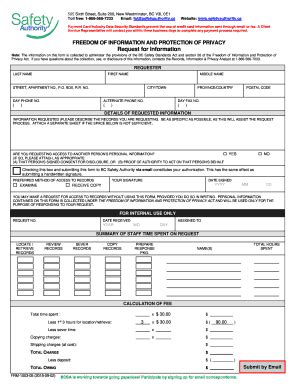 Fillable Online foisafetyauthorityca form Fax Email Print - pdfFiller
