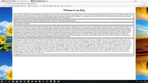 Image result for Basic Info Blog HTML