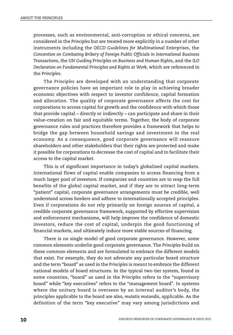 G20/OECD Principles of Corporate Governance | PDF