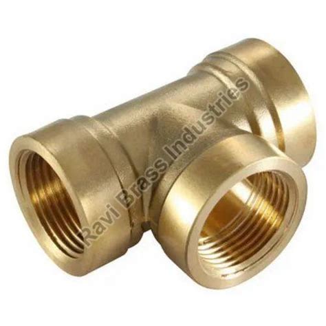 Npt Brass Female Tee Manufacturer, Exporter from Jamnagar