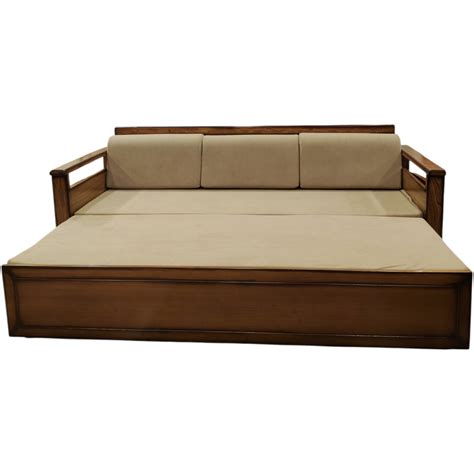 SCB-13 Solid Teak wood Sofa cum Bed - Buy Storage Cot Online | JFA.IN
