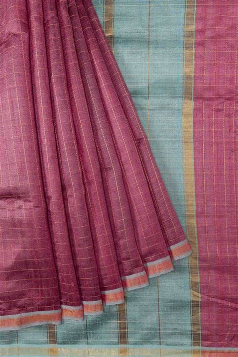 Magenta Mysore Crepe Saree – Nalli Silk Sarees Pvt Ltd