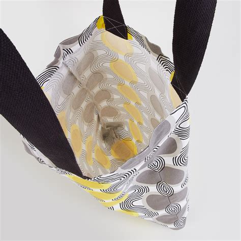 Buy Minerals White Printed Cotton Tote Bag from Home Centre at just INR ...