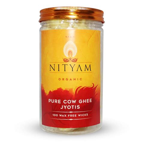 Buy Nityam Wicks Soaked in Pure Cow ghee Ghee Wicks/Readymade Ghee ...