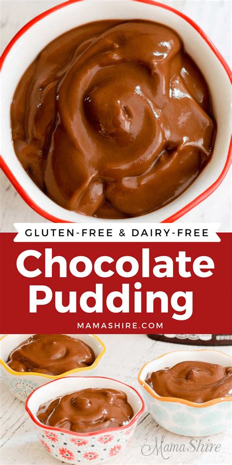 Dairy-Free Chocolate Pudding Recipe