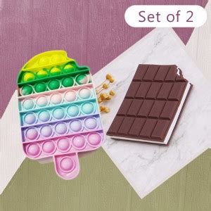 StupidCart | Pop It Mix Colors Candy Fidget Toys | Chocalate Notebook ...
