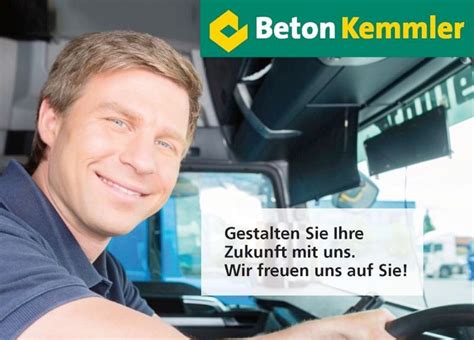Lkw Fahrer Stellenangebot - 72070 Tübingen - Beton Kemmler GmbH - Job 9121