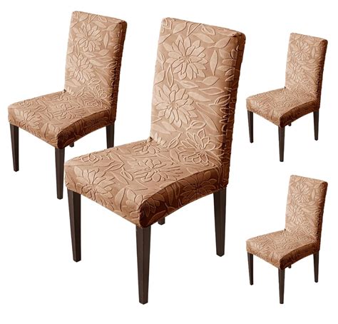 House of Quirk Stretchy Universal Camellia Jacquard Waterproof Chair ...