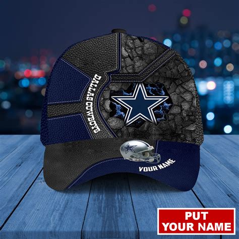 Custom Name Basic Dallas Cowboys Cap Print Full - Dallas Cowboys Home