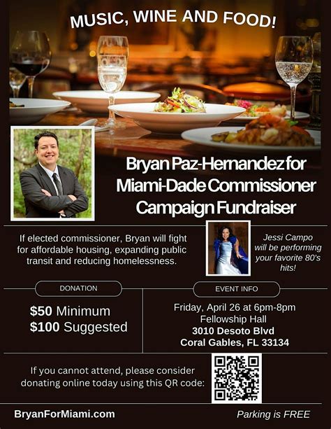 Bryan Paz-Hernandez for Miami-Dade Commissioner Campaign Fundraiser ...