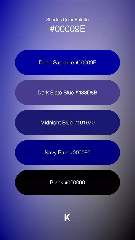 #00009e · Color Palette | Color palette, Hex colors, Blue hex code