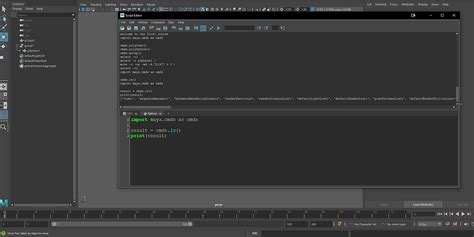 Python Maya 的图像结果