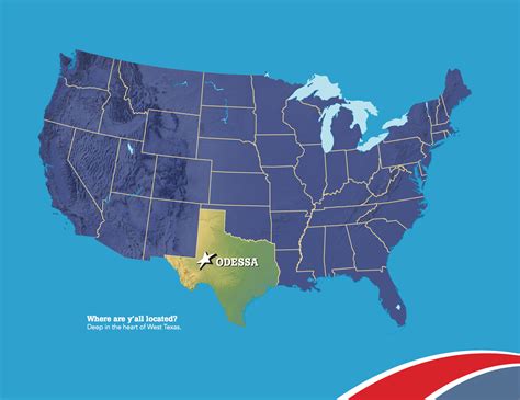 Odessa Texas Map Odessa Metro Area, TX Zip Code Wall Map Red Line