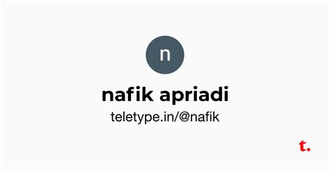 nafik apriadi — Teletype