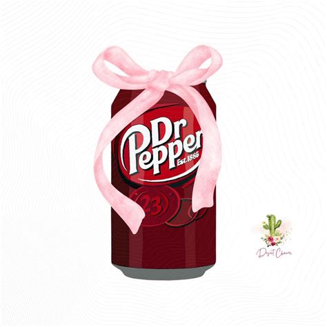 Dr Pepper Coquette Png Clipart, Dr Pepper Bow Png, Soda Bow Graphic, Dr ...