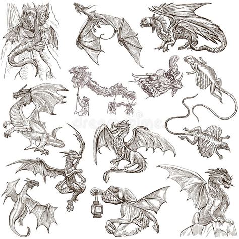 dragon drawing on hand