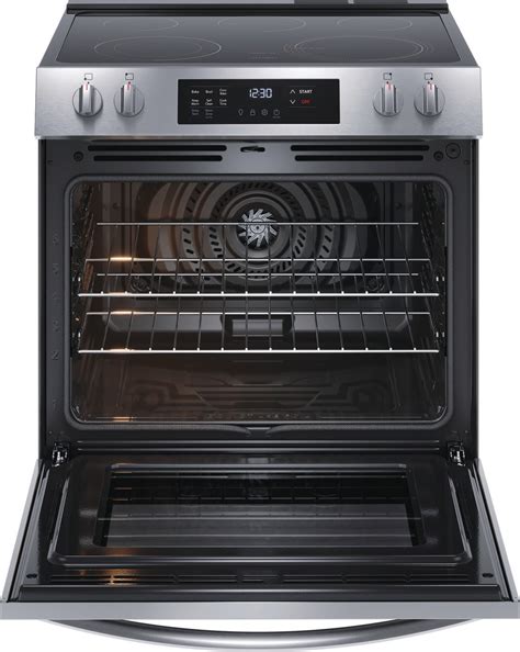 30" Front Control Freestanding Electric Range Stainless Steel ...