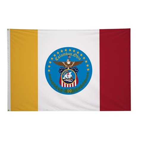 Columbus City Flag 4x6 American Made Nylon
