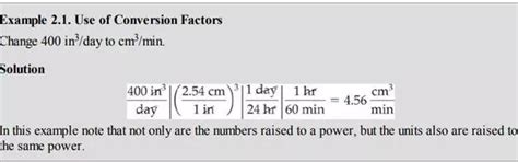Conversion of Units