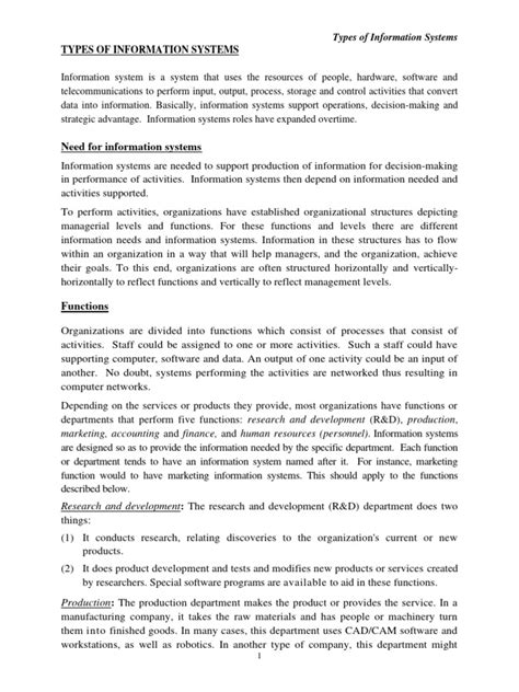 Types of Information Systems PDF 的图像结果