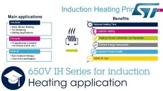 650V IH series - Soft switching (16 to 60 kHz) - STMicroelectronics