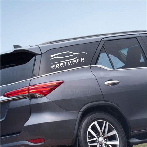 CarMetics Fortuner True SUV True Style Abstract Sticker (Fortuner ...