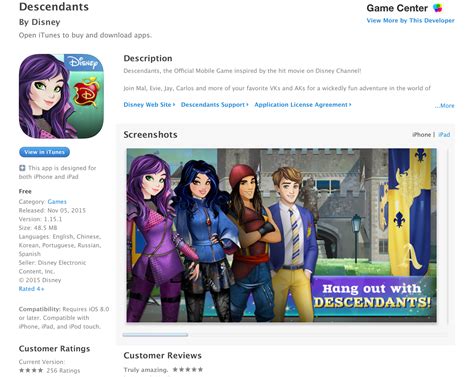 Disney Descendants Mobile Game on Behance