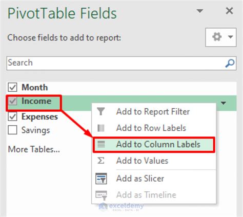 Image result for Excel Create Report Table