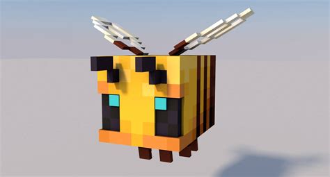 Minecraft Bee for Printing and Design - 3D Model by Shustrik