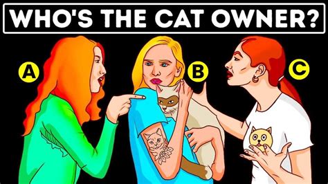 Brain Teaser IQ Test: Who Is The Cat Owner? Prove Your Attention To ...