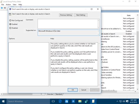 Image result for Disable Web Search