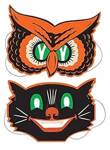 Beistle Owl & Cat Masks : Amazon.in: Toys & Games