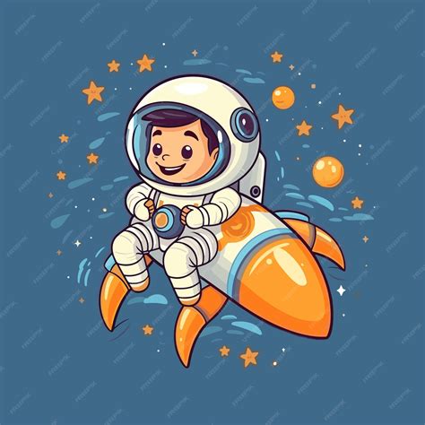 Kid Astronaut Clip Art