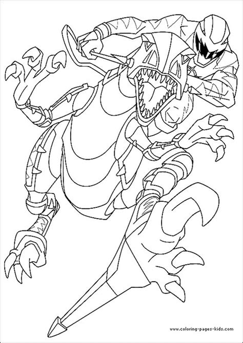 Power Rangers Online Coloring Pages