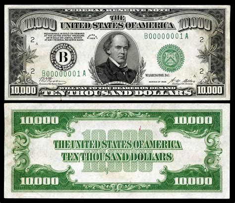 All About the Elusive $10,000 Bill and Why You Haven