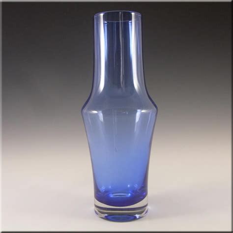 Riihimaki #1376 Riihimaen Tamara Aladin Blue Glass Vase | Blue glass ...