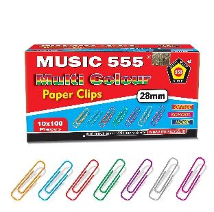 Music555 Color Paper Clips • Benir e-Store Solutions