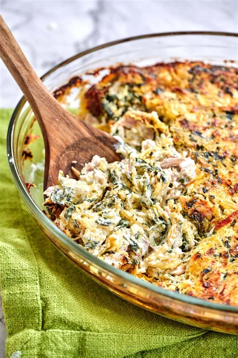Chicken Spaghetti Squash Casserole - Low Carb Spark