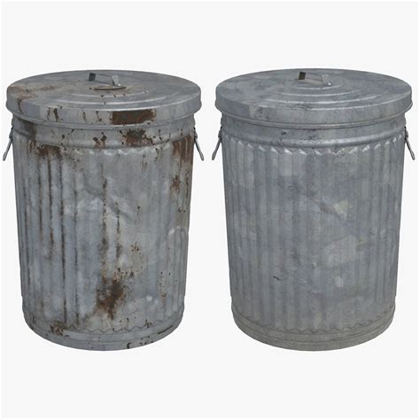 3D Trash Cans Pbr UHD model - TurboSquid 2104114